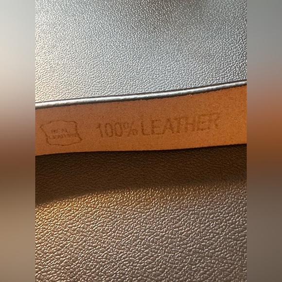 NWT Women's Genuine Leather Waist Belt Round Buckle Size XL 40”-44” Brown - Picture 4 of 9